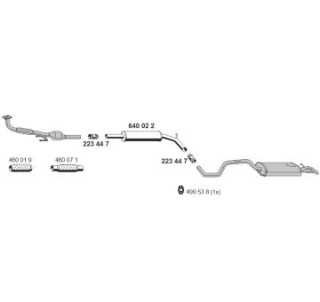 Výfukový systém ERNST 071081