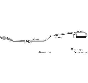 Výfukový systém ERNST 071297