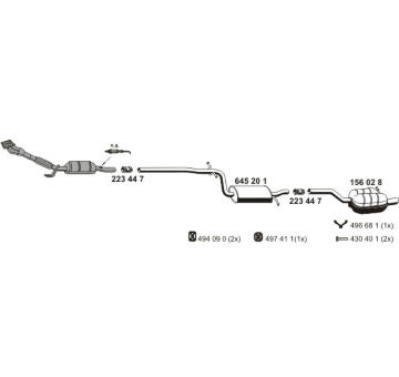 Výfukový systém ERNST 071522