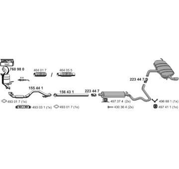 Výfukový systém ERNST 071592