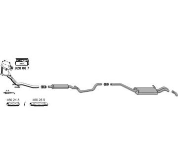 Výfukový systém ERNST 071749