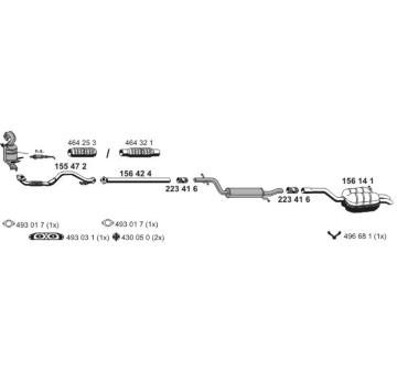 Výfukový systém ERNST 071764