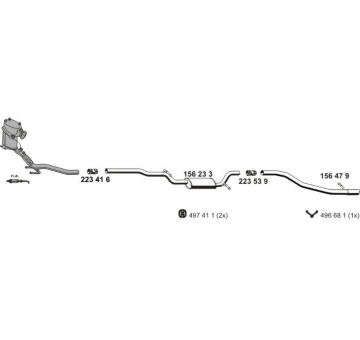 Výfukový systém ERNST 071786