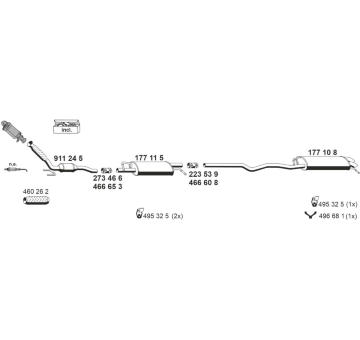 Výfukový systém ERNST 071887