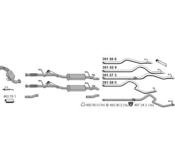 Výfukový systém ERNST 071954