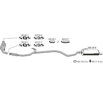 Výfukový systém ERNST 090256