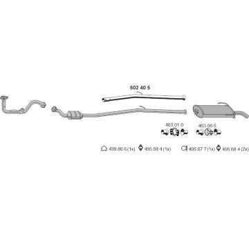 Výfukový systém ERNST 090314