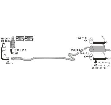 Výfukový systém ERNST 090475