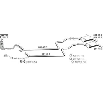 Výfukový systém ERNST 090651