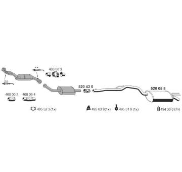 Výfukový systém ERNST 100146