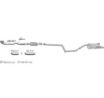 Výfukový systém ERNST 110044