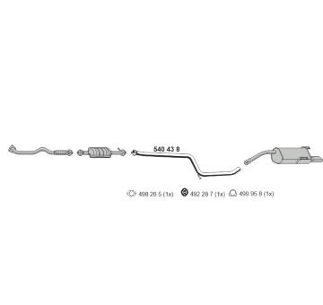 Výfukový systém ERNST 110058