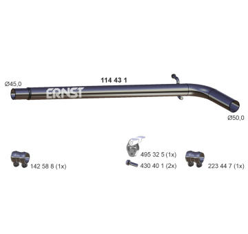Výfuková trubka ERNST 114431