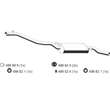 Zadní tlumič výfuku ERNST 122016