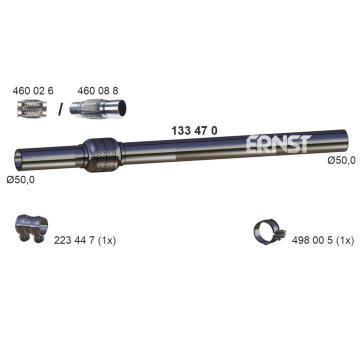 Výfuková trubka ERNST 133470