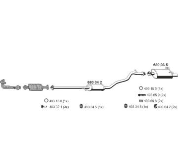 Výfukový systém ERNST 140031