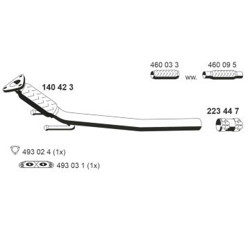 Výfuková trubka ERNST 140423
