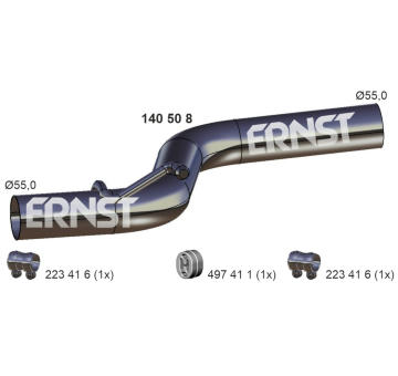 Výfuková trubka ERNST 140508