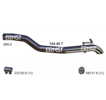 Výfuková trubka ERNST 144407