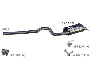 Zadní tlumič výfuku ERNST 177139
