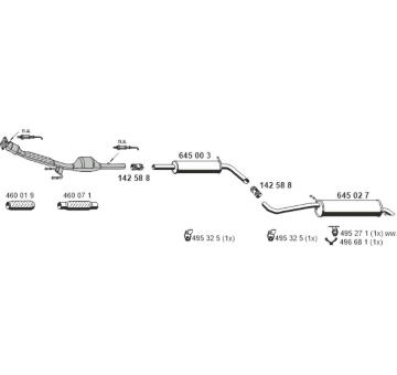 Výfukový systém ERNST 190073