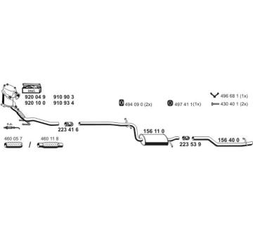 Výfukový systém ERNST 190279