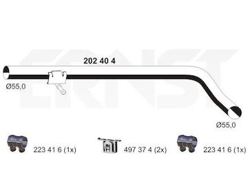 Výfuková trubka ERNST 202404