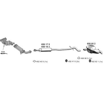Výfukový systém ERNST 210104