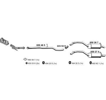Výfukový systém ERNST 210135