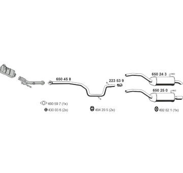 Výfukový systém ERNST 210137