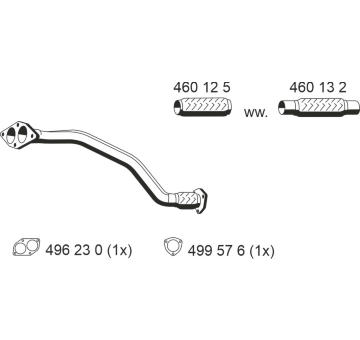 Výfuková trubka ERNST 243469