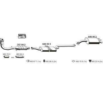 Výfukový systém ERNST 250031