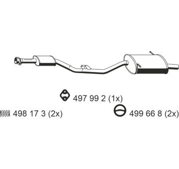 Zadni tlumic vyfuku ERNST 273053