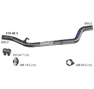 Výfuková trubka ERNST 315463