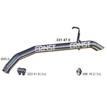 Výfuková trubka ERNST 331470