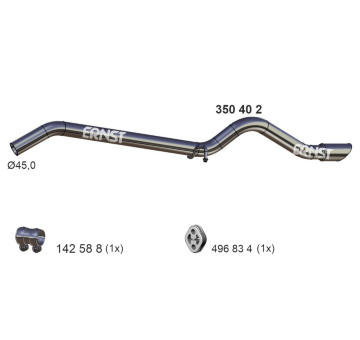 Výfuková trubka ERNST 350402