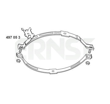 Drzak, vyfukovy system ERNST 497053