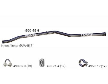 Opravne potrubi, katalyzator ERNST 500456