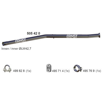 Opravne potrubi, katalyzator ERNST 505420