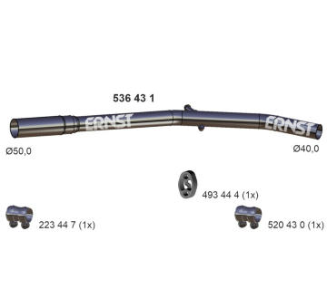 Výfuková trubka ERNST 536431