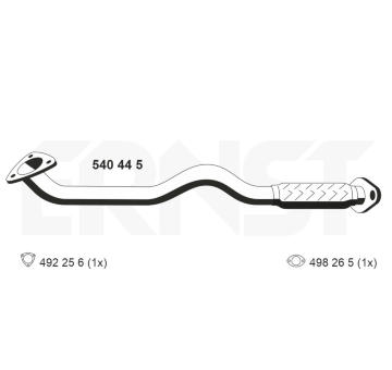 Výfuková trubka ERNST 540445