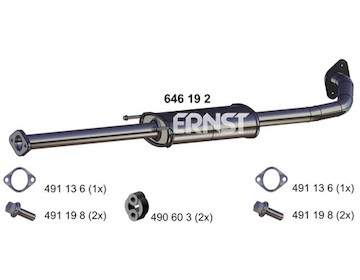 Stredni tlumic vyfuku ERNST 646192