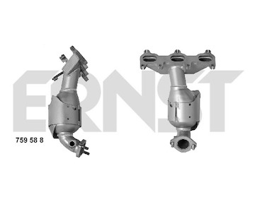 Katalyzator na sbernem potrubi ERNST 759588