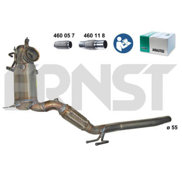 Filtr pevnych castic, vyfukovy system ERNST 920100