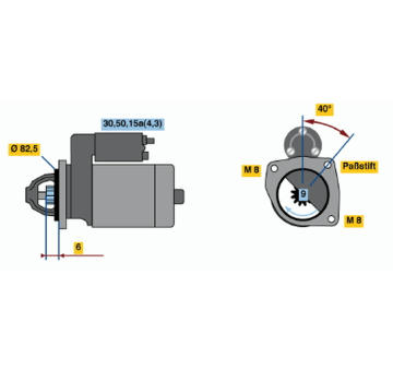 żtartér BOSCH 0 001 108 090
