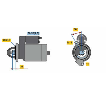 Startér BOSCH 0 001 138 019