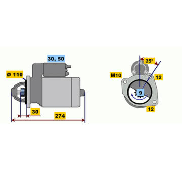 Startér BOSCH 0 001 218 174