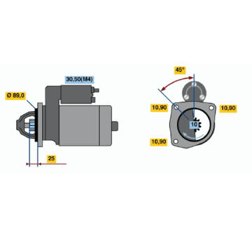 Startér BOSCH 0 001 230 004