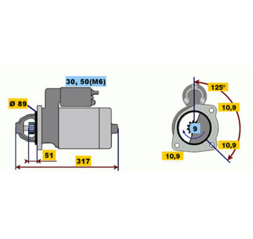 Startér BOSCH 0 001 231 002