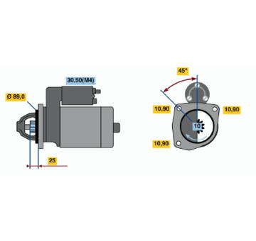 Startér BOSCH 0 001 367 302